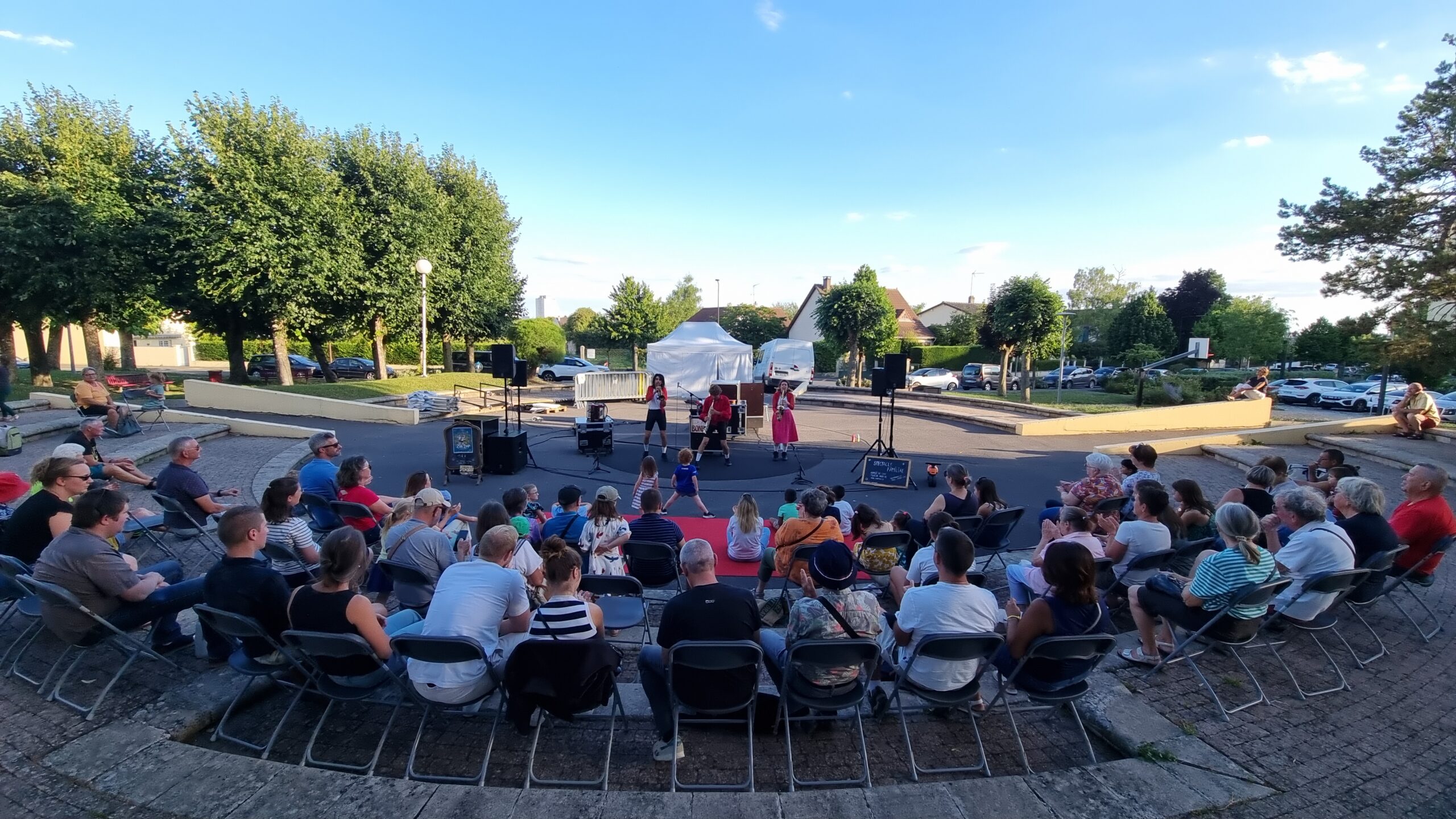 Photo d'un concert au Square Jean-Sébastien Bach